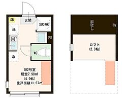 間取図画像 ワンルーム