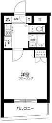 ソアール永福町 1Kの間取図画像