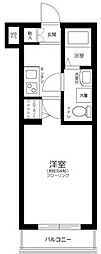 Risingplace上板橋 1Kの間取図画像