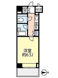 ルーブル蒲田七番館 1Kの間取図画像