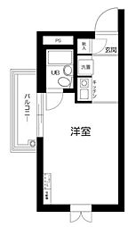 セントヒルズ巣鴨 ワンルームの間取図画像