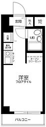 シティ東十条 1Kの間取図画像