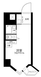 東京ベイビュウ ワンルームの間取図画像