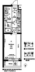 AXAS明大前 1Kの間取図画像