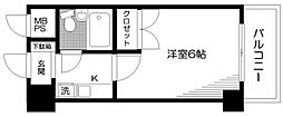 日神パレステージ新宿御苑 1Kの間取図画像
