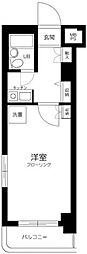 ライオンズマンション大森本町第2 1Kの間取図画像