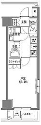 TLRRESIDENCEOTORII 1Kの間取図画像