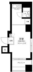 日神パレステージ南池袋 ワンルームの間取図画像