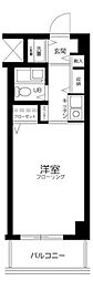 ペガサスマンション浄心寺坂 1Kの間取図画像