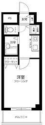 スカイコート早稲田壱番館 1Kの間取図画像