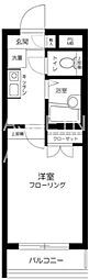 グランドバン西落合 1Kの間取図画像