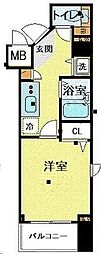 トーシンフェニックス江戸川橋 1Kの間取図画像