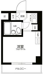 日神パレステージ錦糸町第2 ワンルームの間取図画像
