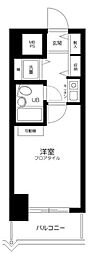 ライオンズプラザ本蓮沼 1Kの間取図画像