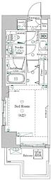 DIPS小竹向原 1Kの間取図画像