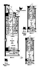 ARKMARK大森町レジデンス 1Kの間取図画像
