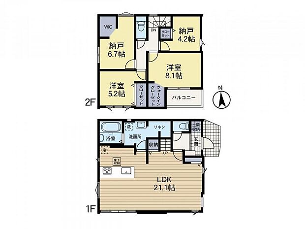 ワンフロアの贅沢な広がり、20帖LDKの魅力。暮らしの充実が待つ。