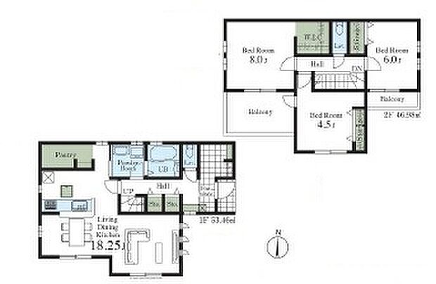 太陽光発電システム搭載の、環境に優しいエコハウス