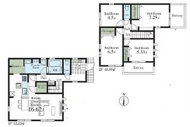 太陽光発電システム搭載の、環境に優しいエコハウス
