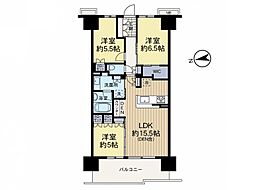 間取図画像 3LDK