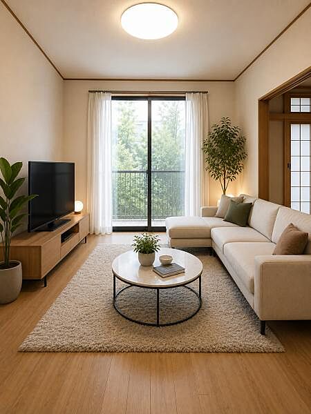 ※画像は実際の室内写真をもとに、家具・調度品の配置例をCG合成したもので、実際とは多少異なります