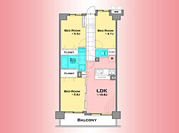 間取図画像 3LDK