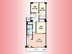 間取図画像 3LDK