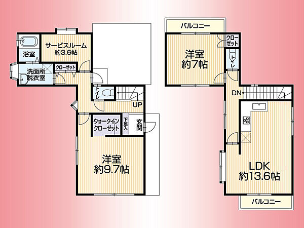 間取りを拡大表示