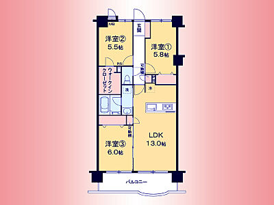 間取り：間取図