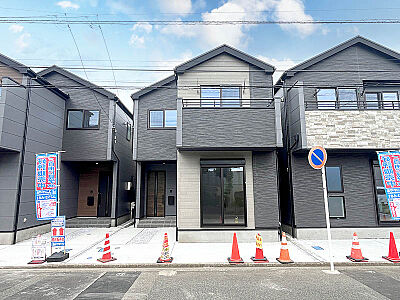 外観:同じ時期に生活をスタートさせるご家族の多い分譲地は、困ったときも心強い 外観:同じ時期に生活をスタートさせるご家族の多い分譲地は、困ったときも心強い
