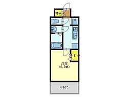 JR大阪環状線 森ノ宮駅 徒歩5分の賃貸マンション 10階1Kの間取り