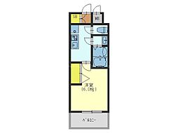 JR大阪環状線 玉造駅 徒歩6分の賃貸マンション 9階1Kの間取り