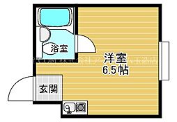 Osaka Metro中央線 深江橋駅 徒歩5分の賃貸マンション 5階ワンルームの間取り