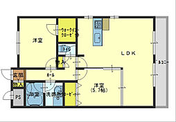 レジディア玉造(旧:AMARE長堀通) 4階/-