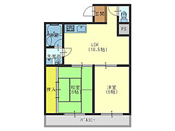 ローズマンション新深江 3階/-