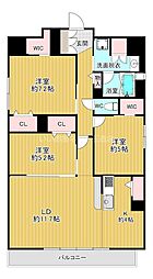 レジュールアッシュ谷町四丁目グランクラス 13階/-