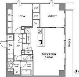 (仮称)天王寺区堀越町PJ 1DKの間取図画像