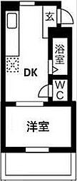 東洋ビル 1DKの間取図画像