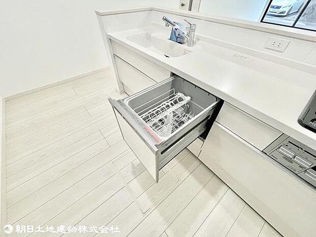 ビルドイン食洗器が標準装備。家事効率を良くします！
