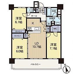 間取図画像 3LDK