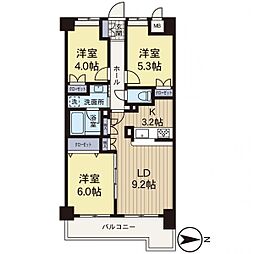 つきみ野ガーデニア2 3LDKの間取図画像