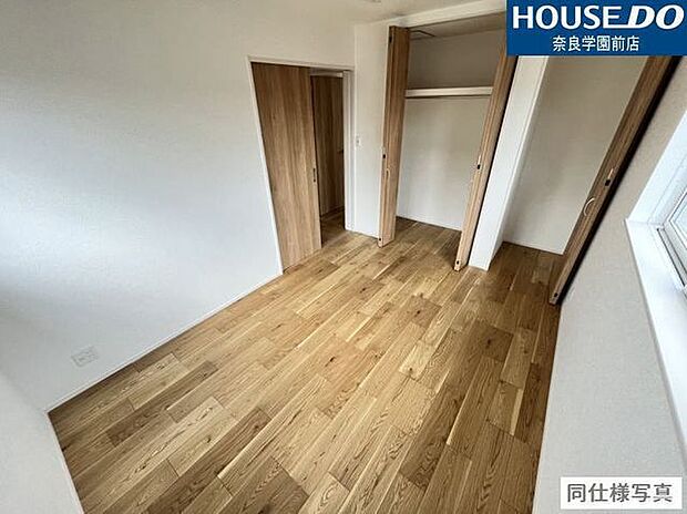 すべての居室に収納スペースがあるので、お家の中をすっきり整理できます♪