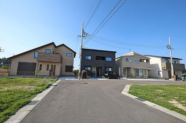 分譲地街並み写真