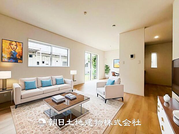 【LDK (約16帖)】※画像は実際の室内写真をもとに、家具・調度品の配置例をCG合成したもので、実際とは多少異なります。また、家具等は販売価格に含まれません。