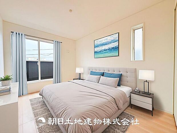 【洋室 (約6.5帖)】※画像は実際の室内写真をもとに、家具・調度品の配置例をCG合成したもので、実際とは多少異なります。また、家具等は販売価格に含まれません。