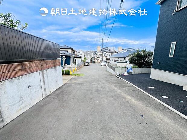 【前面道路＋現地写真】