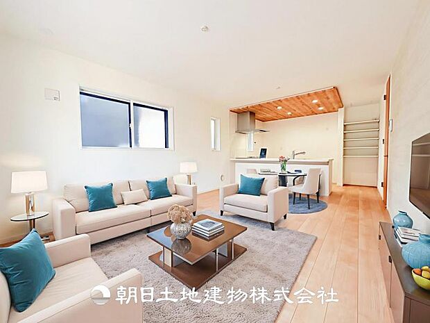 【LDK (約16帖)】※画像は実際の室内写真をもとに、家具・調度品の配置例をCG合成したもので、実際とは多少異なります。また、家具等は販売価格に含まれません。