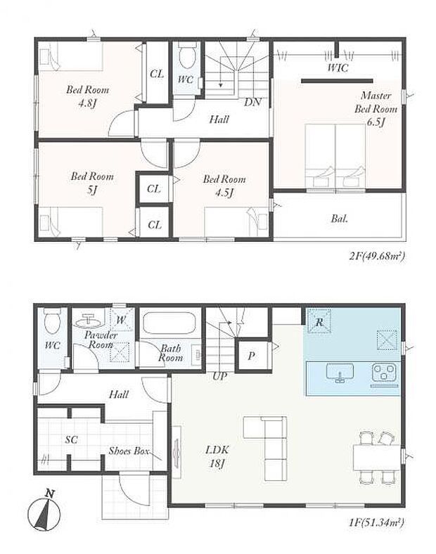 【3号棟 間取図】