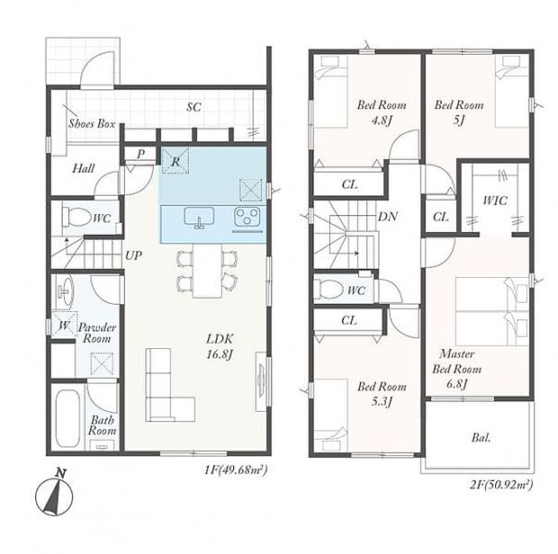 【5号棟 間取図】
