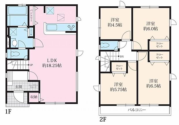 【2号棟　間取図】